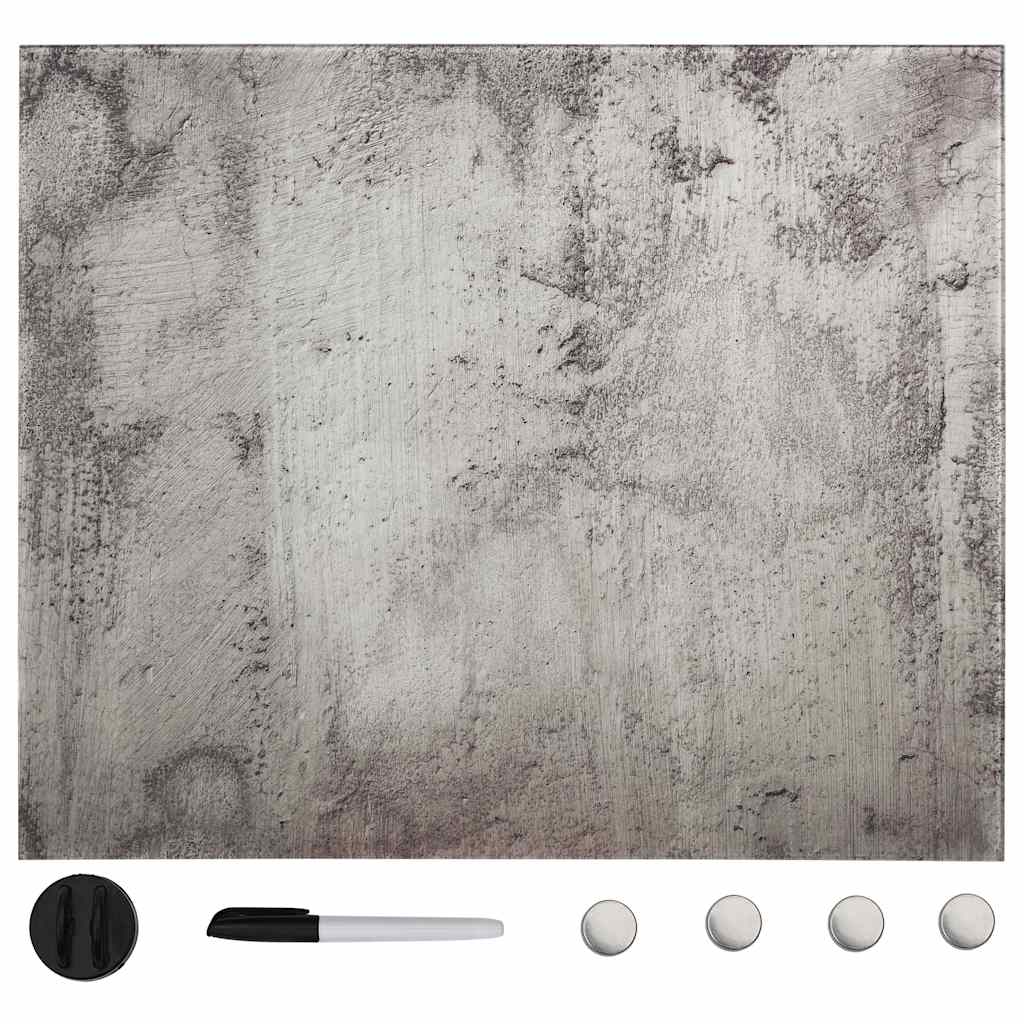 Magnettafel Wandmontage Glas 60x60 cm