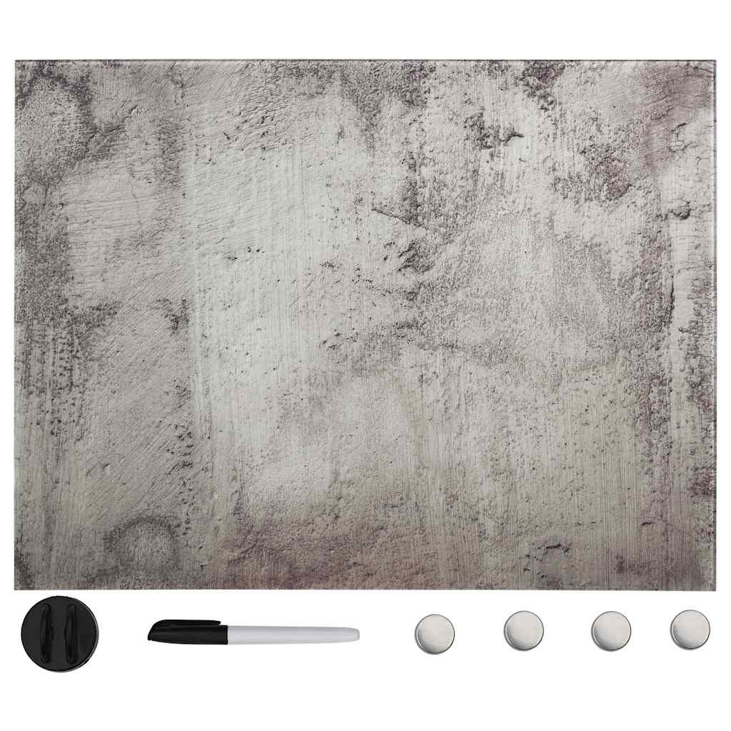 Magnettafel Wandmontage Glas 80x60 cm