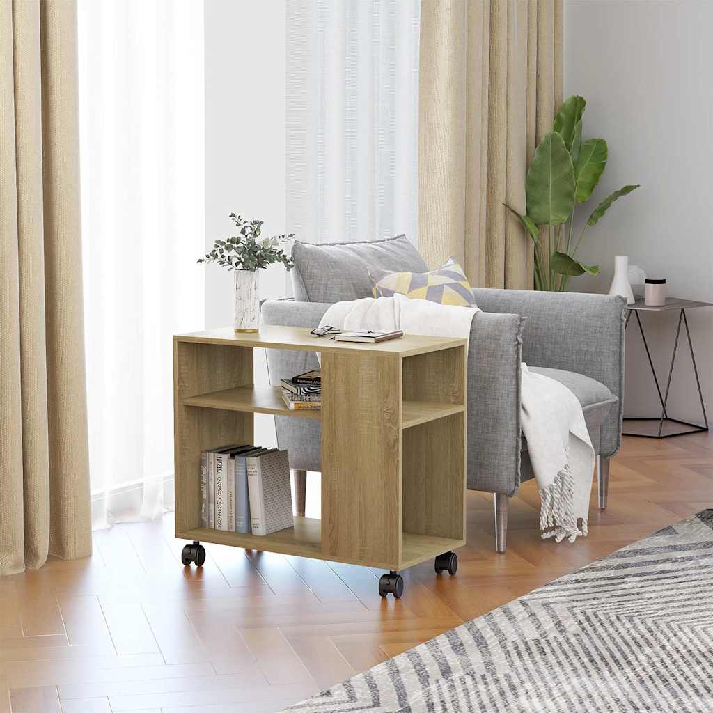 Beistelltisch Sonoma-Eiche 70x35x60,5 cm Holzwerkstoff