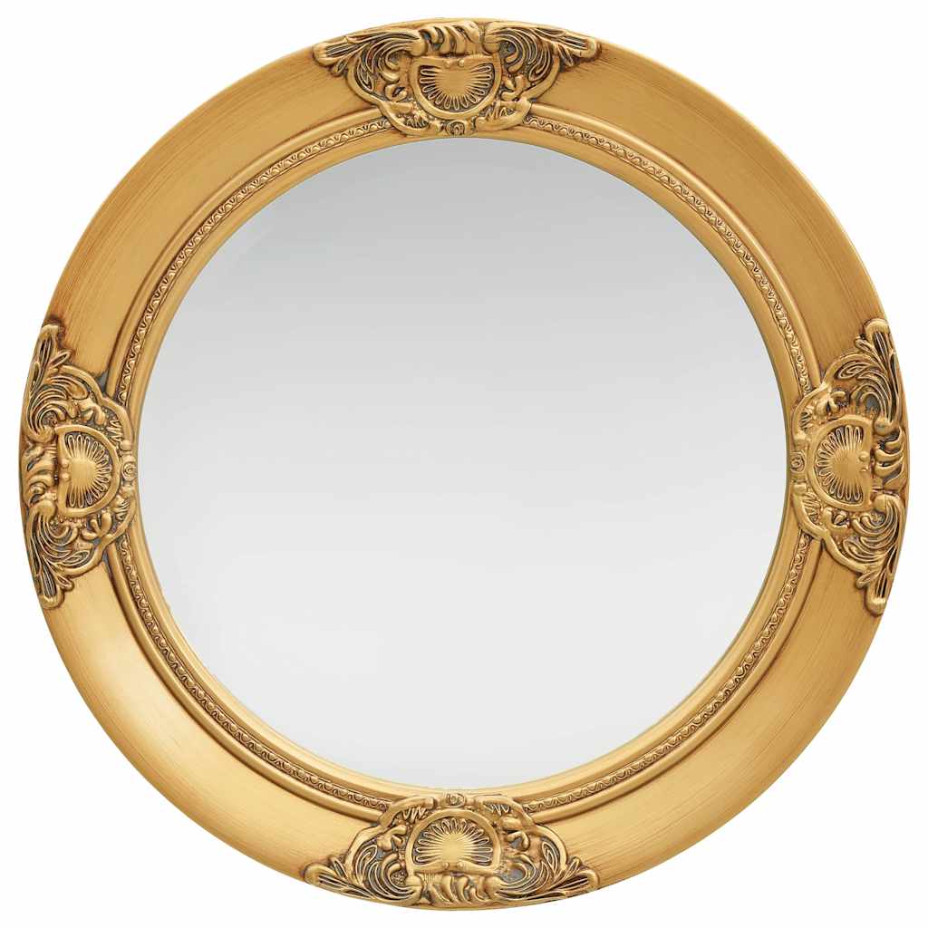 Wandspiegel im Barock-Stil 50 cm Golden