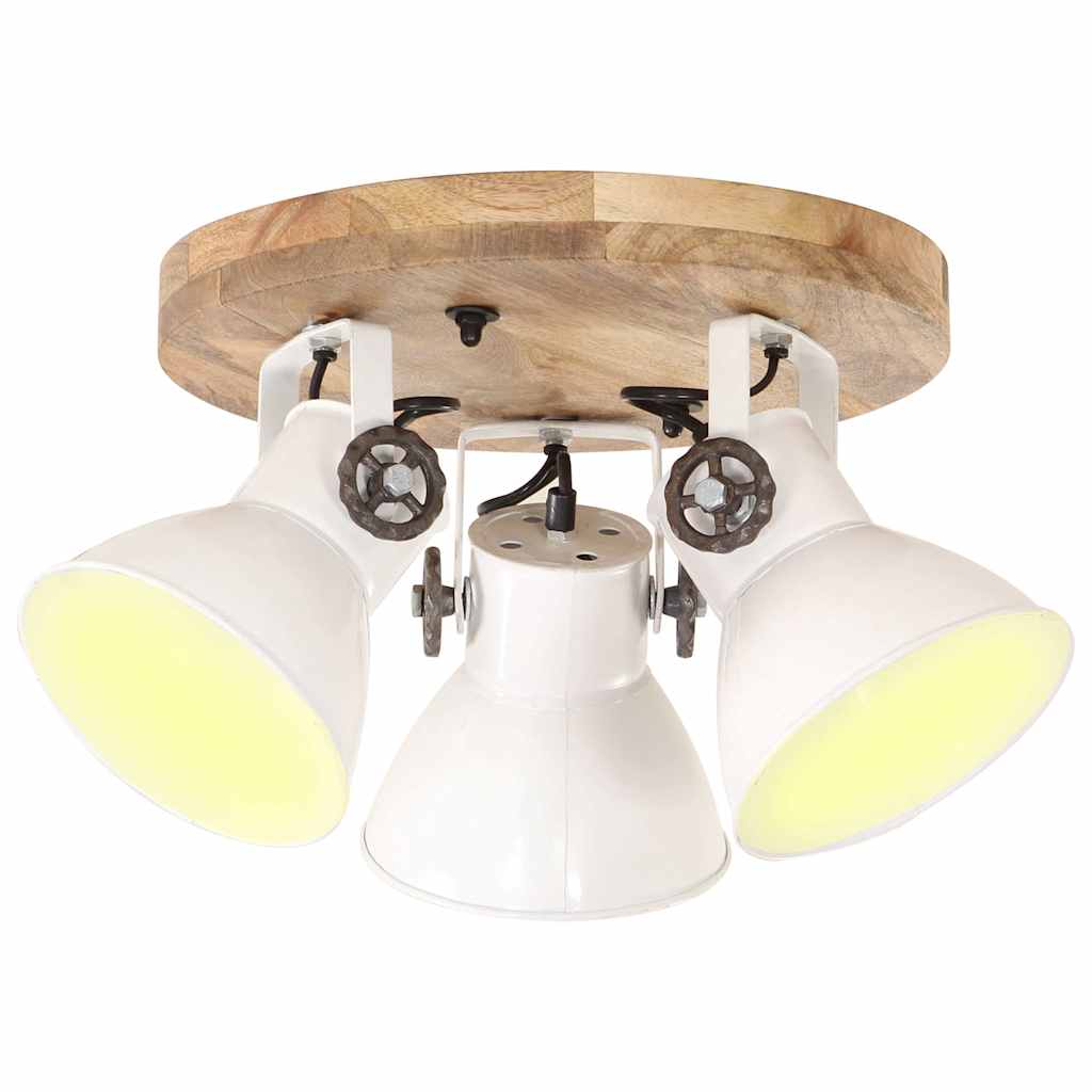 Deckenlampe Industriestil 25 W Weiß 42x27 cm E27