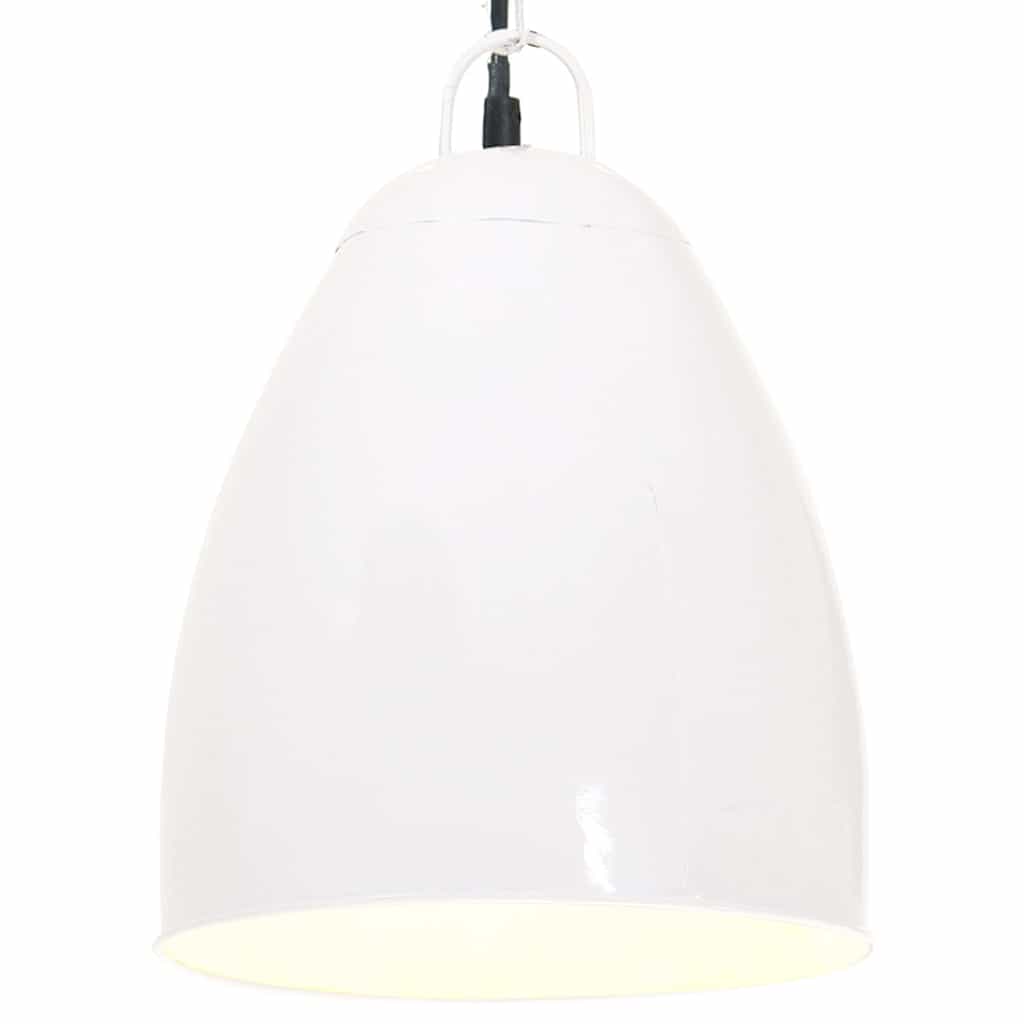 Hängelampe Industriestil 25 W Weiß Rund 32 cm E27