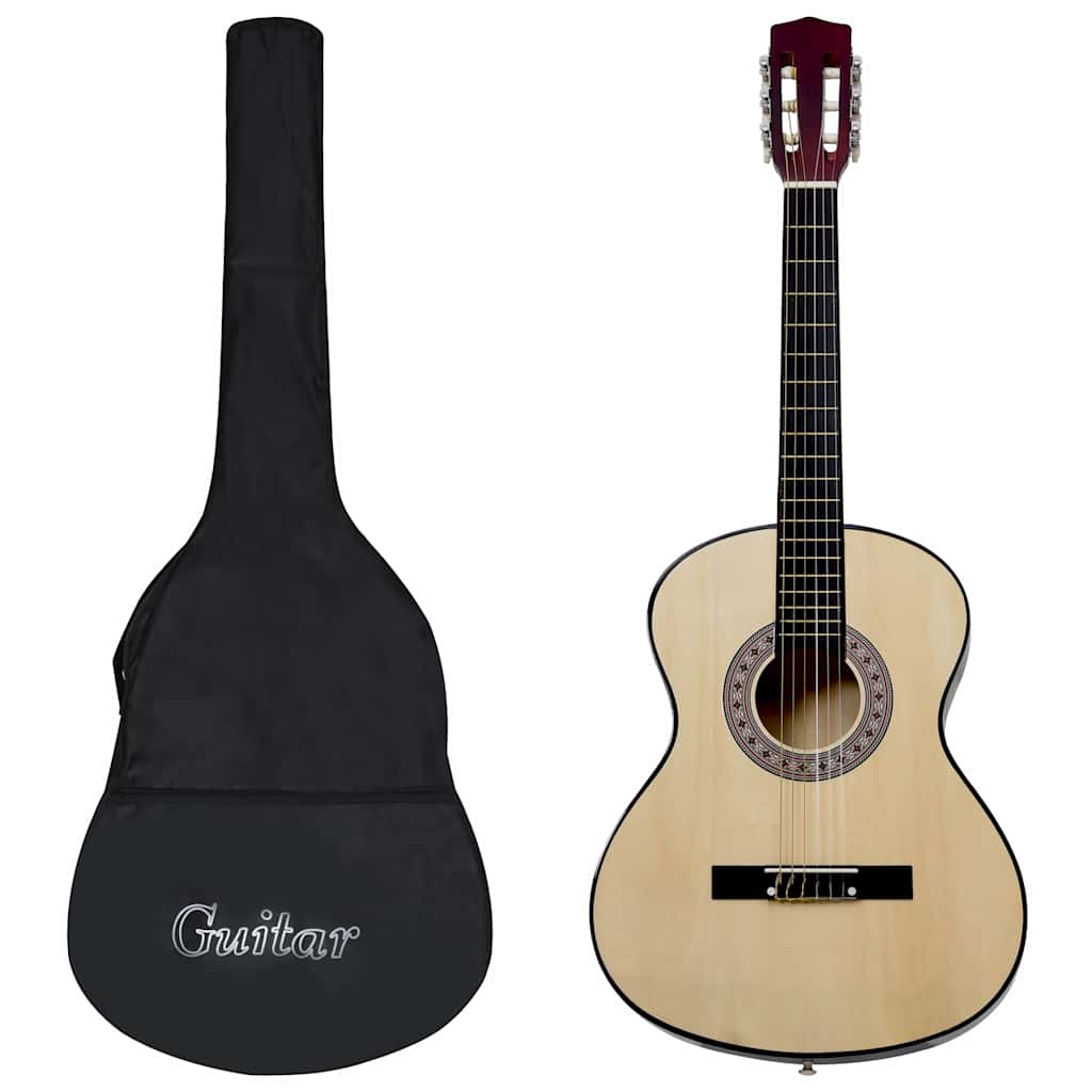 Klassikgitarre für Anfänger mit Tasche 4/4 39"