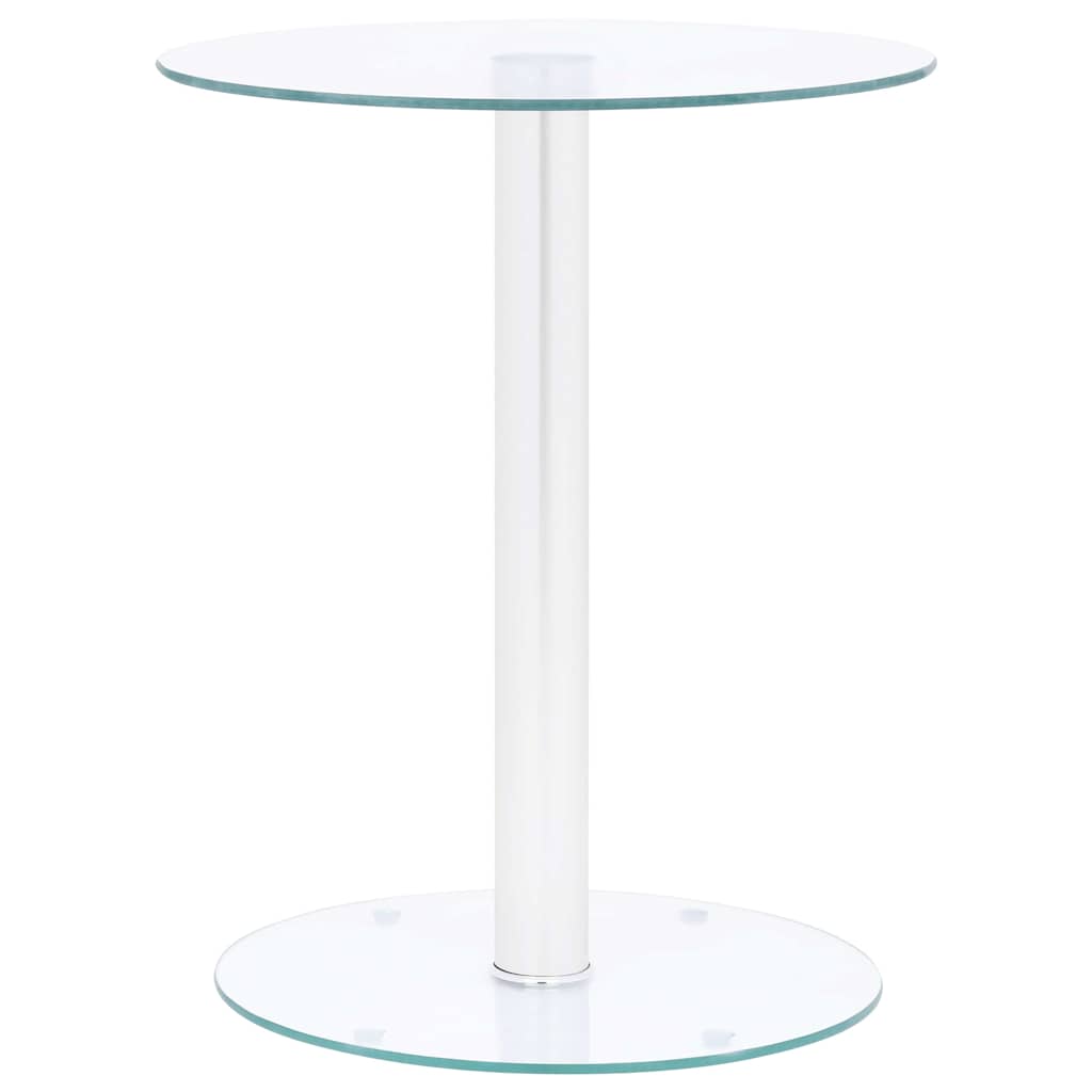 Couchtisch Transparent 40 cm Hartglas