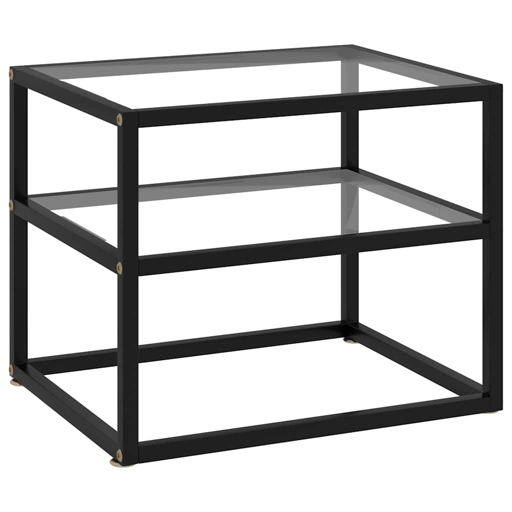 Konsolentisch Transparent 50x40x40 cm Hartglas