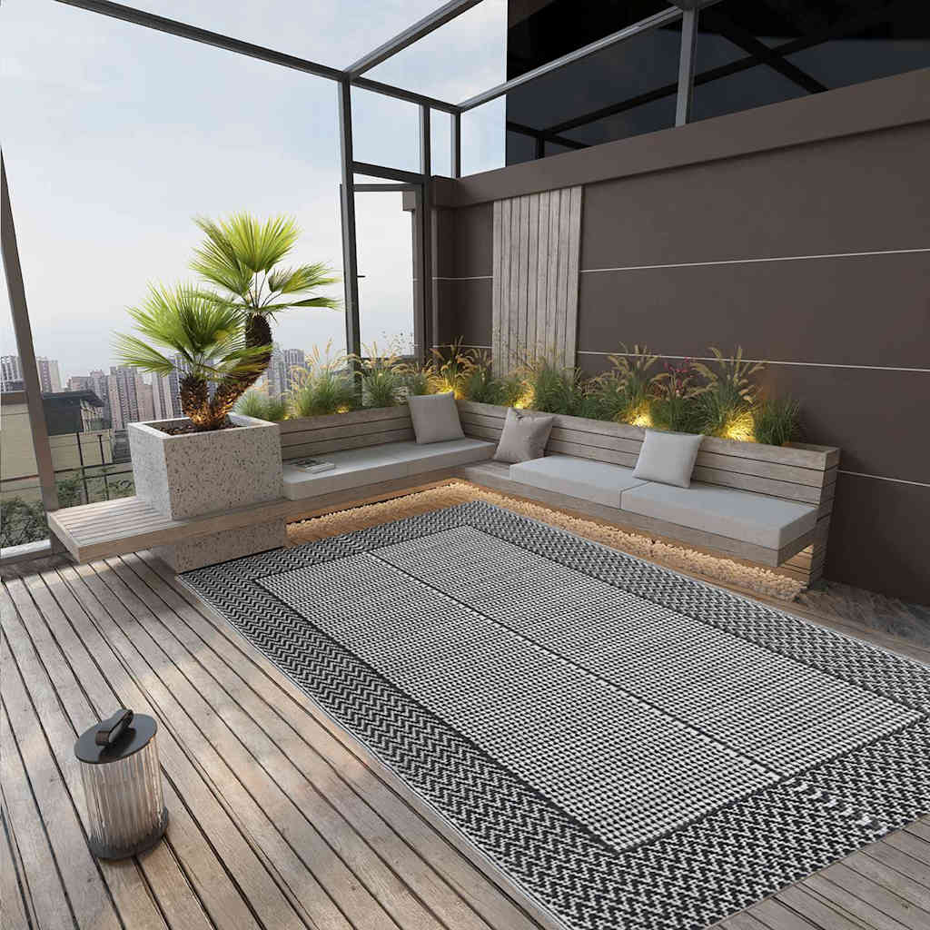 Outdoor-Teppich ARAKIL Grau 160x230 cm PP