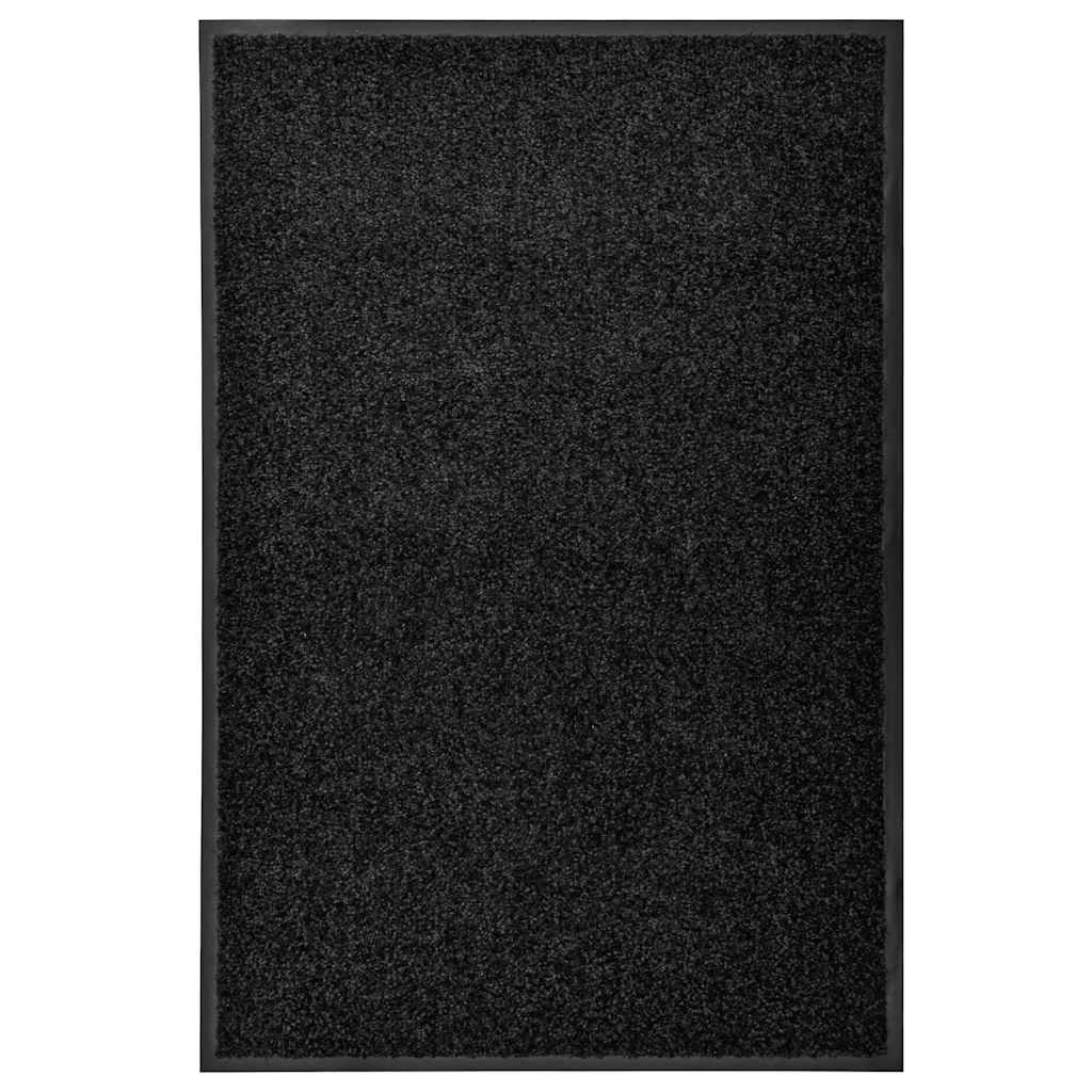 Fußmatte Waschbar Schwarz 60x90 cm