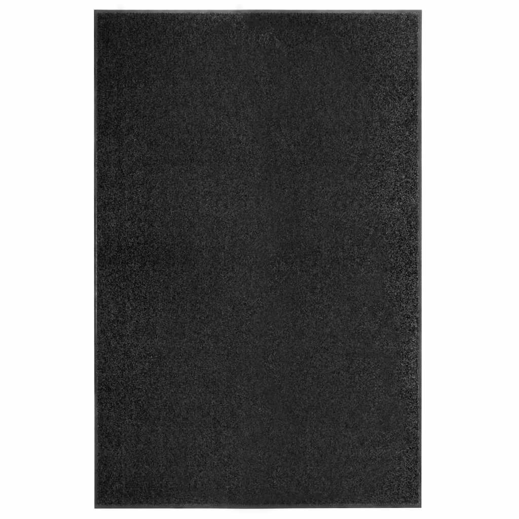 Fußmatte Waschbar Schwarz 120x180 cm