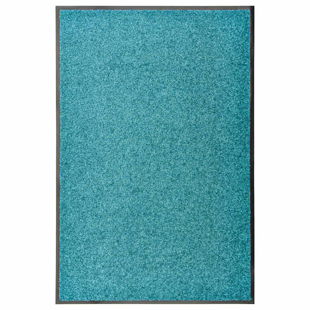 Fußmatte Waschbar Cyan 60x90 cm