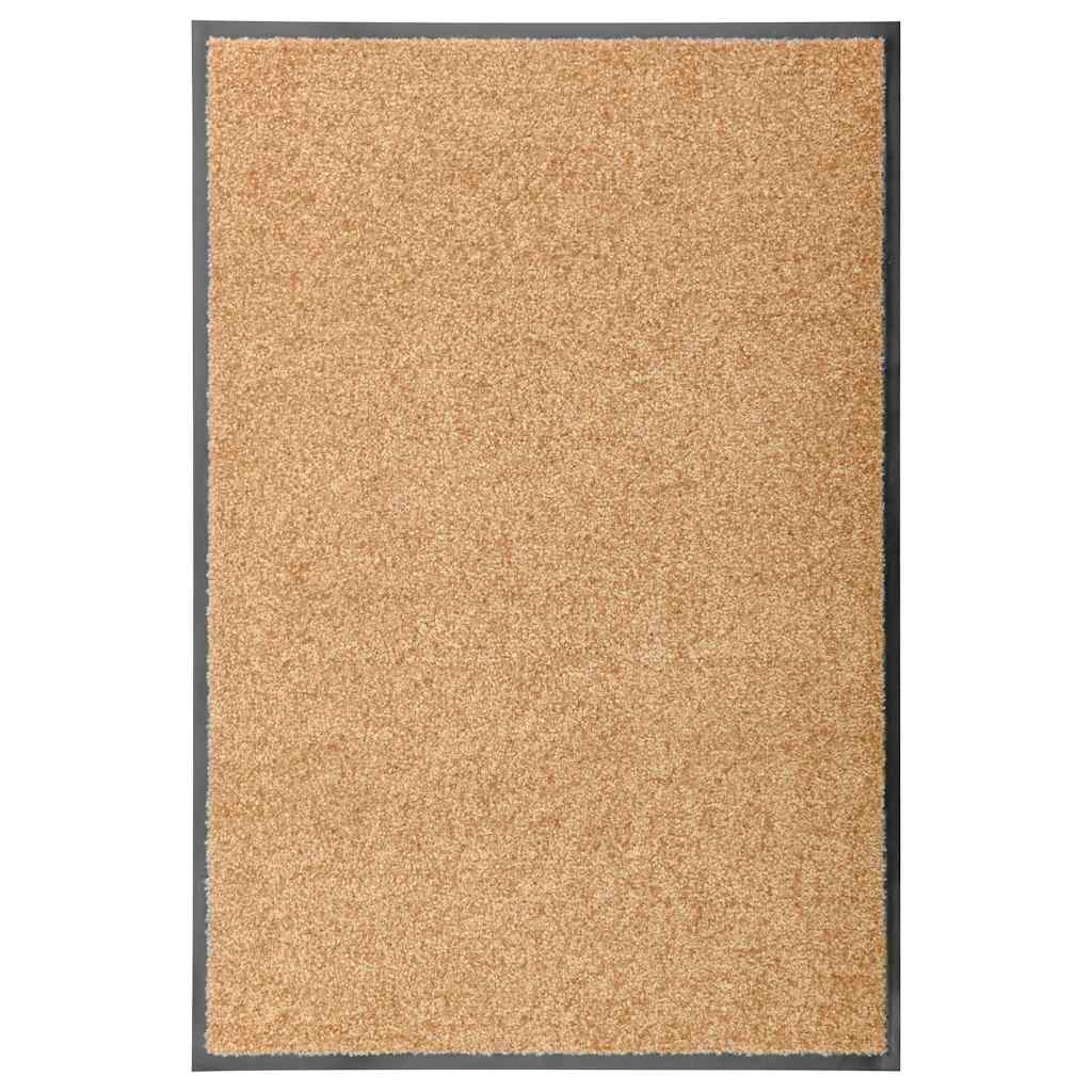 Fußmatte Waschbar Creme 60x90 cm