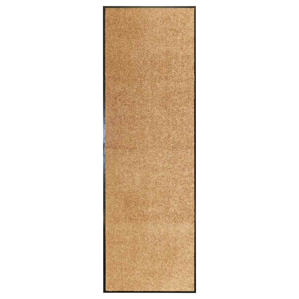 Fußmatte Waschbar Creme 60x180 cm