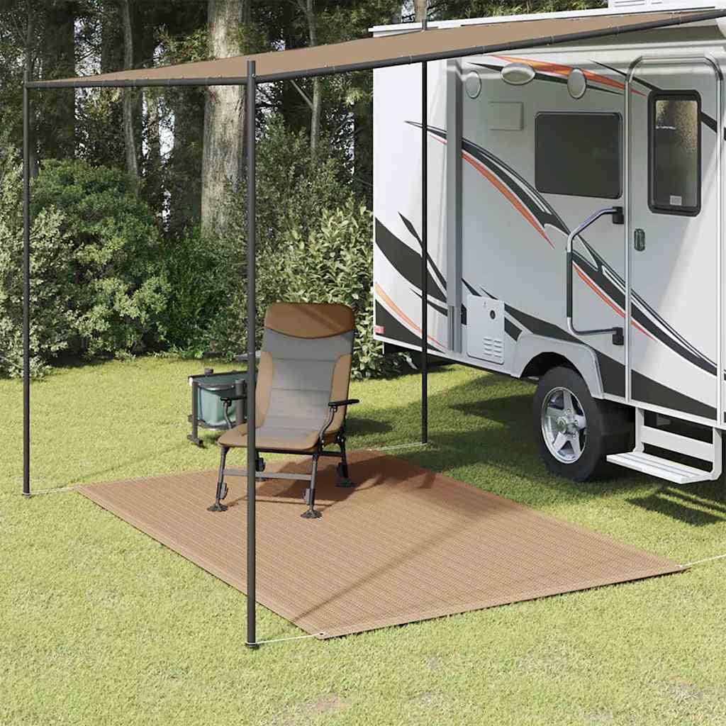Zeltteppich 250x200 cm Taupe