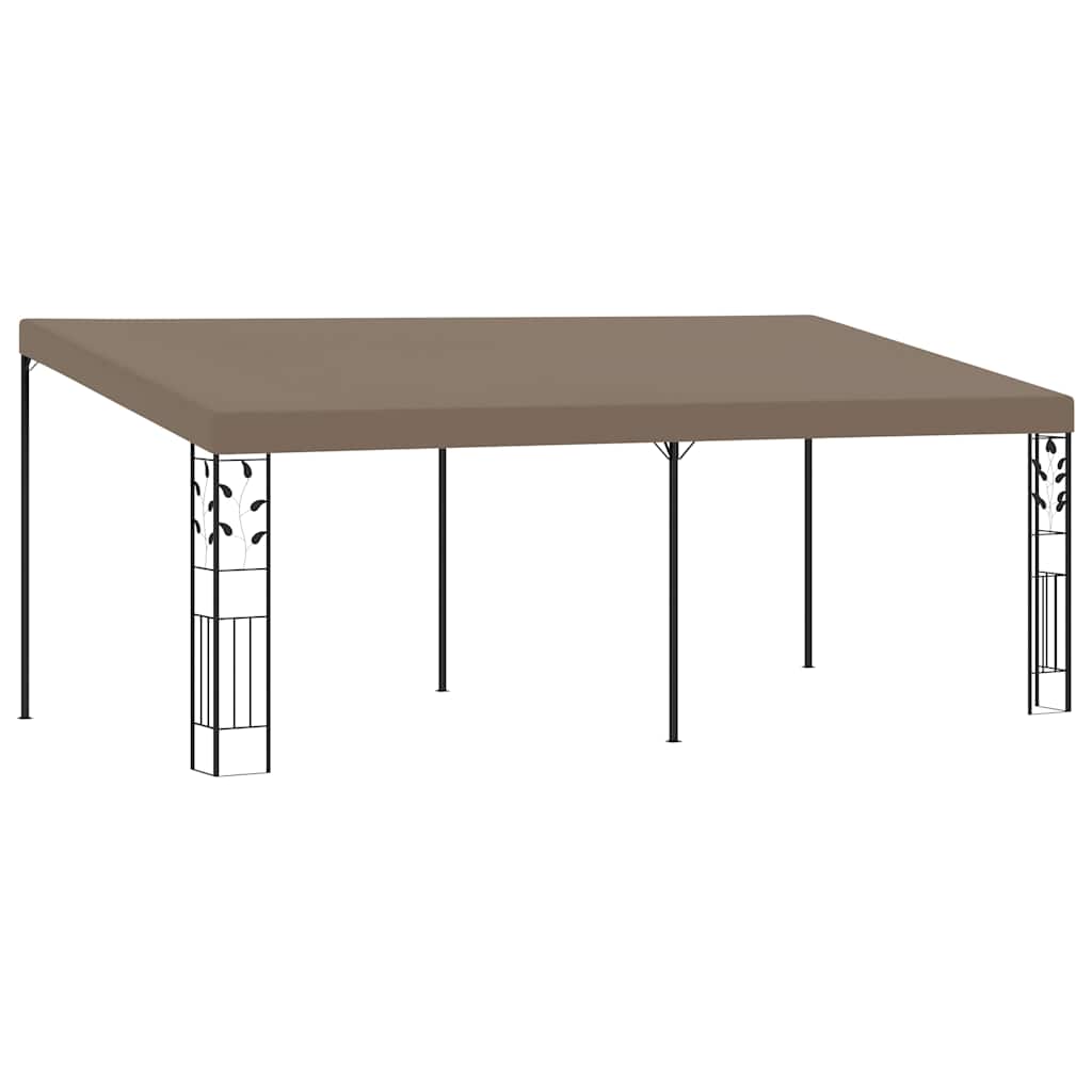 Wand-Pavillon 6x3x2,5 m Taupe
