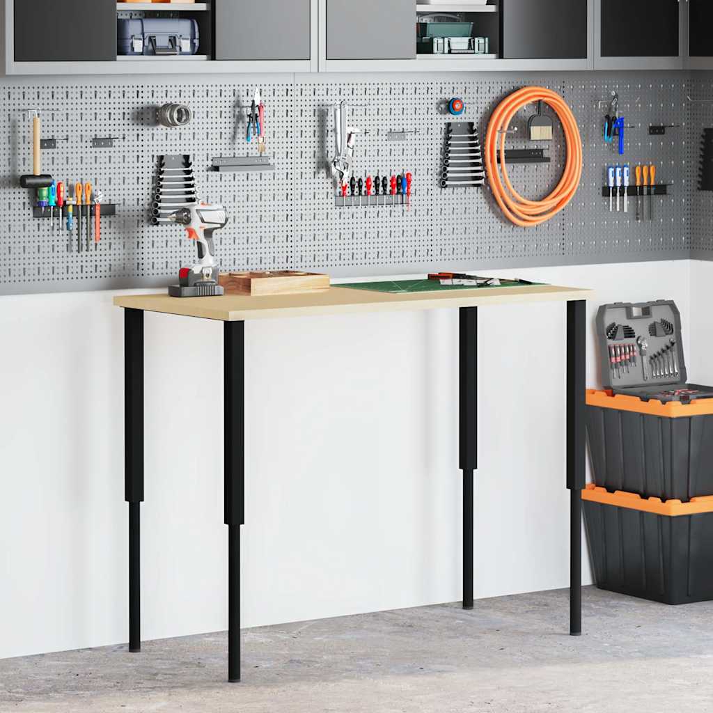 Werkbankgestell Verstellbar 2 Stk. Metall 55x(69-95,5) cm