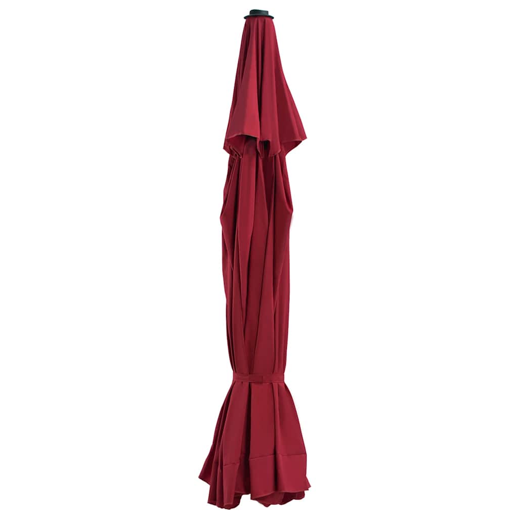 Ersatzbezug für Sonnenschirm Bordeauxrot 515 cm