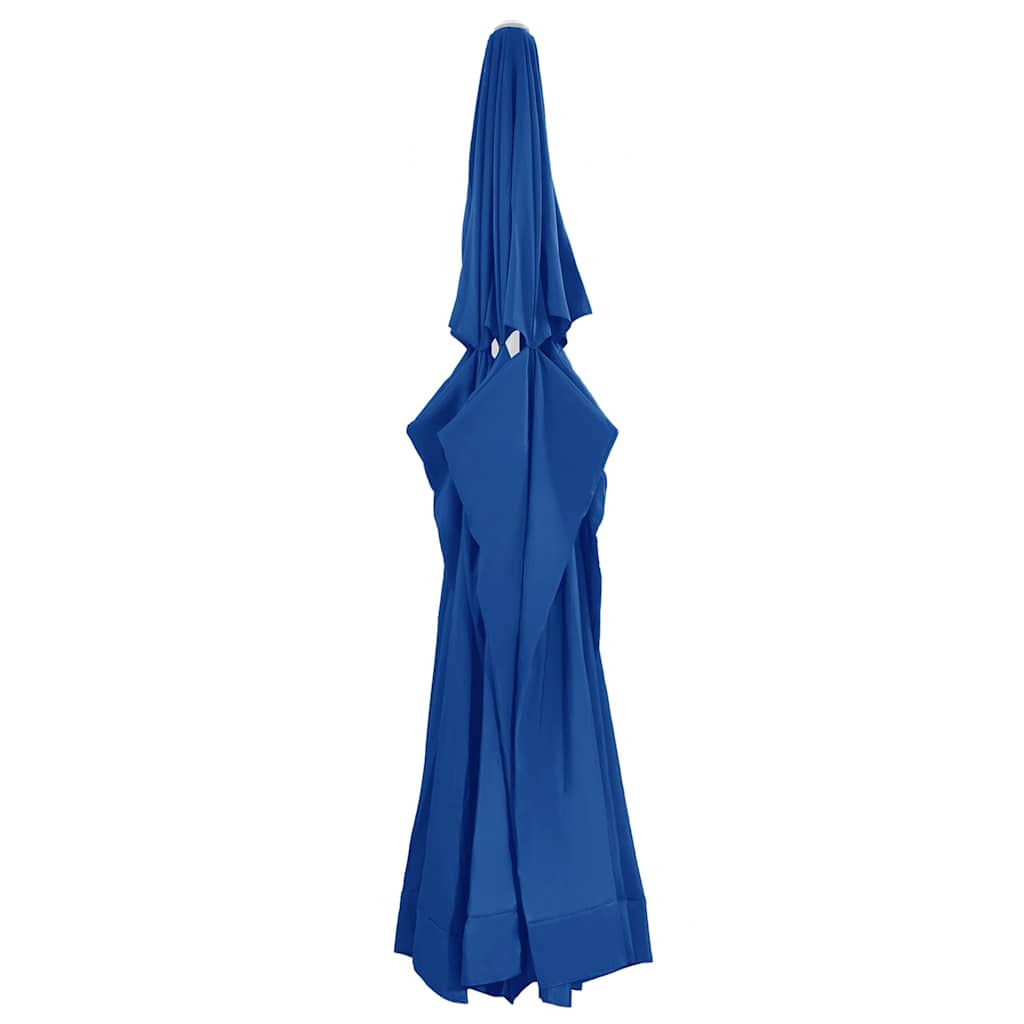 Ersatzbezug für Sonnenschirm Azurblau 610 cm