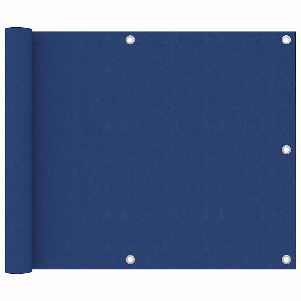 Balkon-Sichtschutz Blau 75x600 cm Oxford-Gewebe