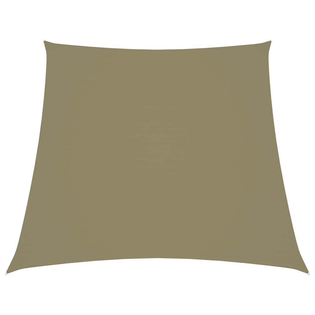 Sonnensegel Oxford-Gewebe Trapezförmig 2/4x3 m Beige