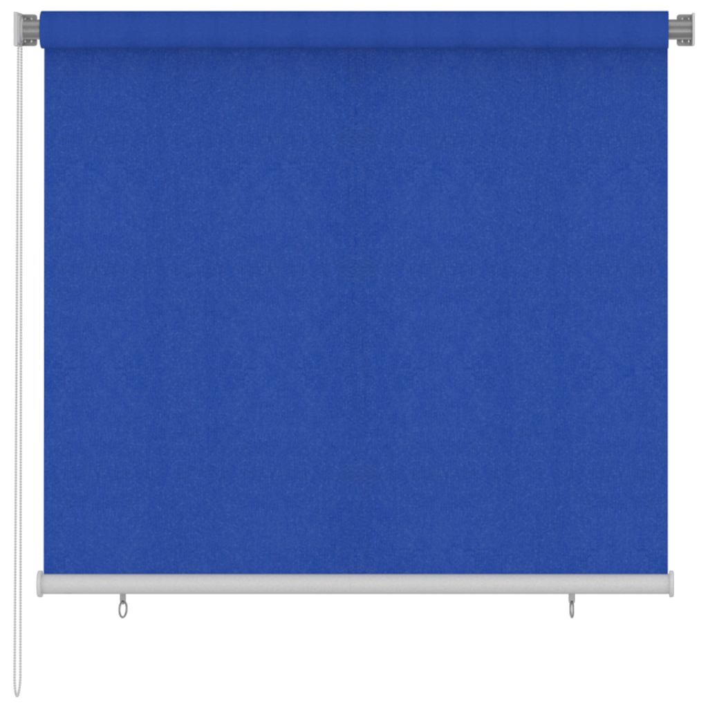 Außenrollo 165 (B)x140 (H) cm Blau HDPE
