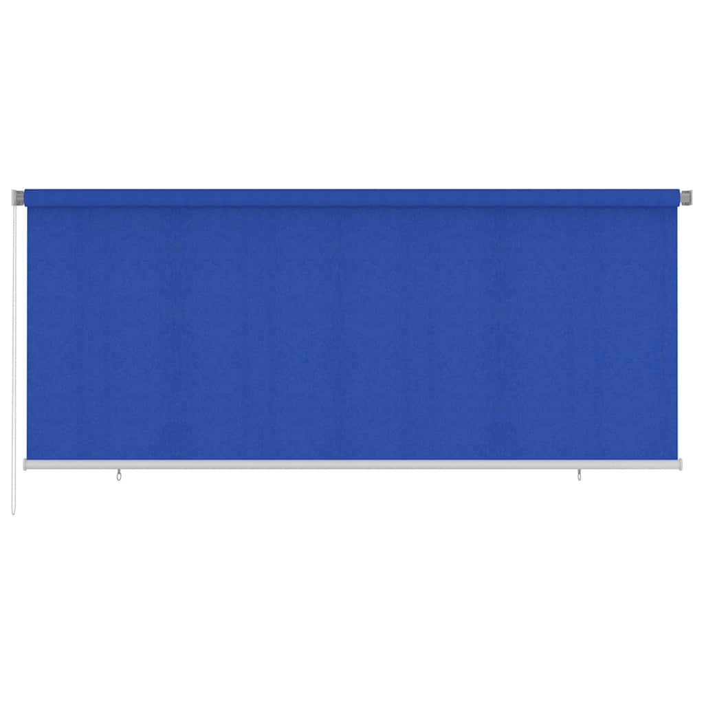 Außenrollo 355 (B)x140 (H) cm Blau HDPE