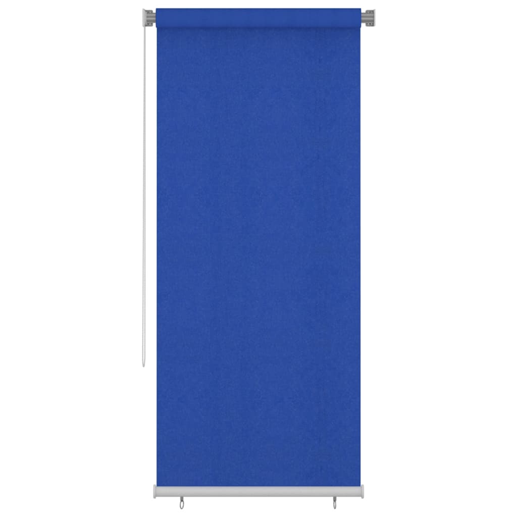 Außenrollo 105 (B)x230 (H) cm Blau HDPE
