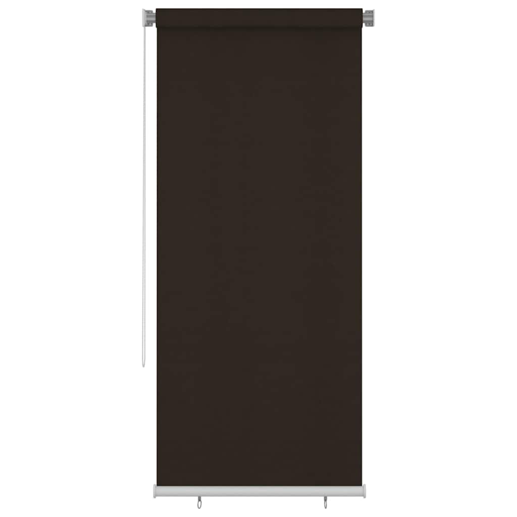 Außenrollo 105 (B)x230 (H) cm Braun HDPE
