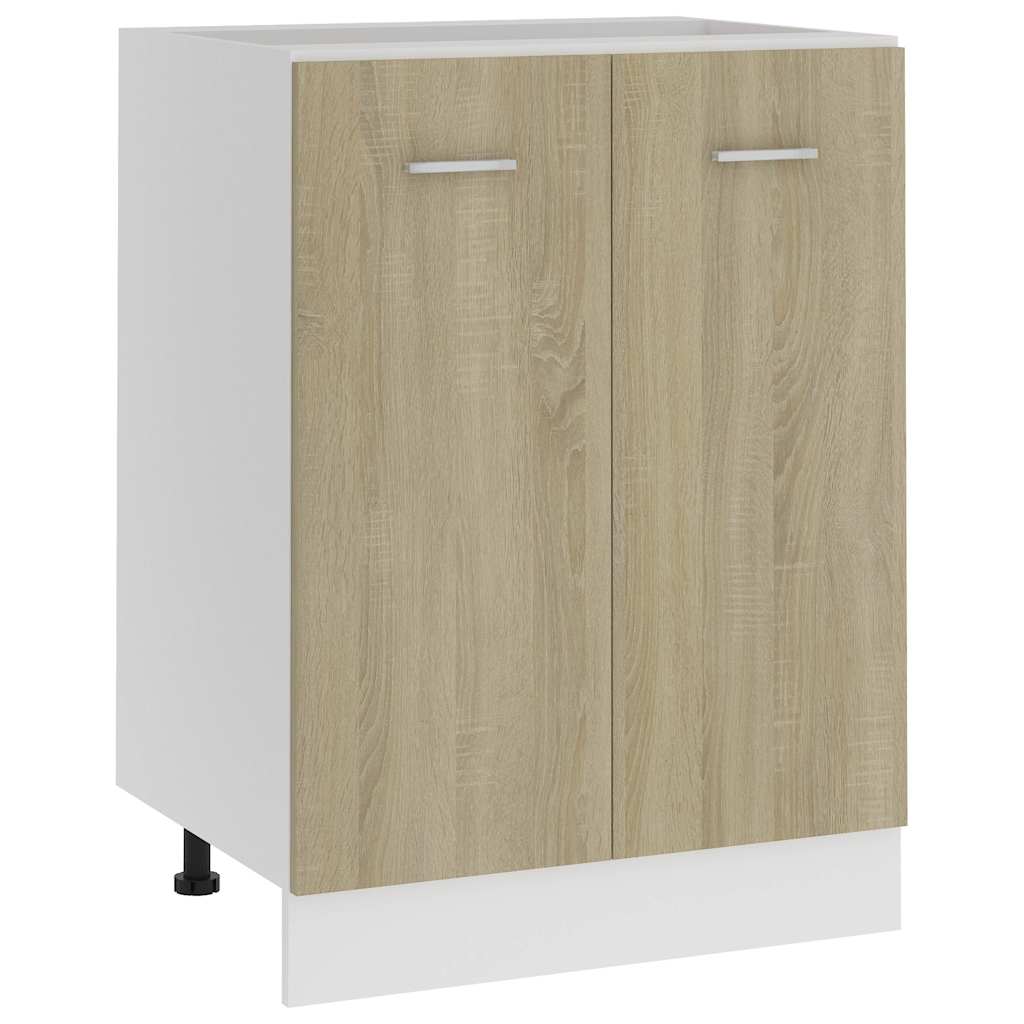 Unterschrank Lyon Sonoma-Eiche 60x46x81,5 cm Holzwerkstoff