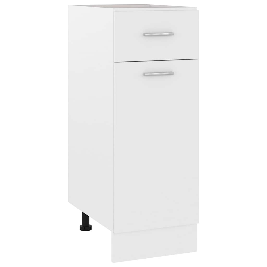 Schubunterschrank Lyon Weiß 30x46x81,5 cm Holzwerkstoff