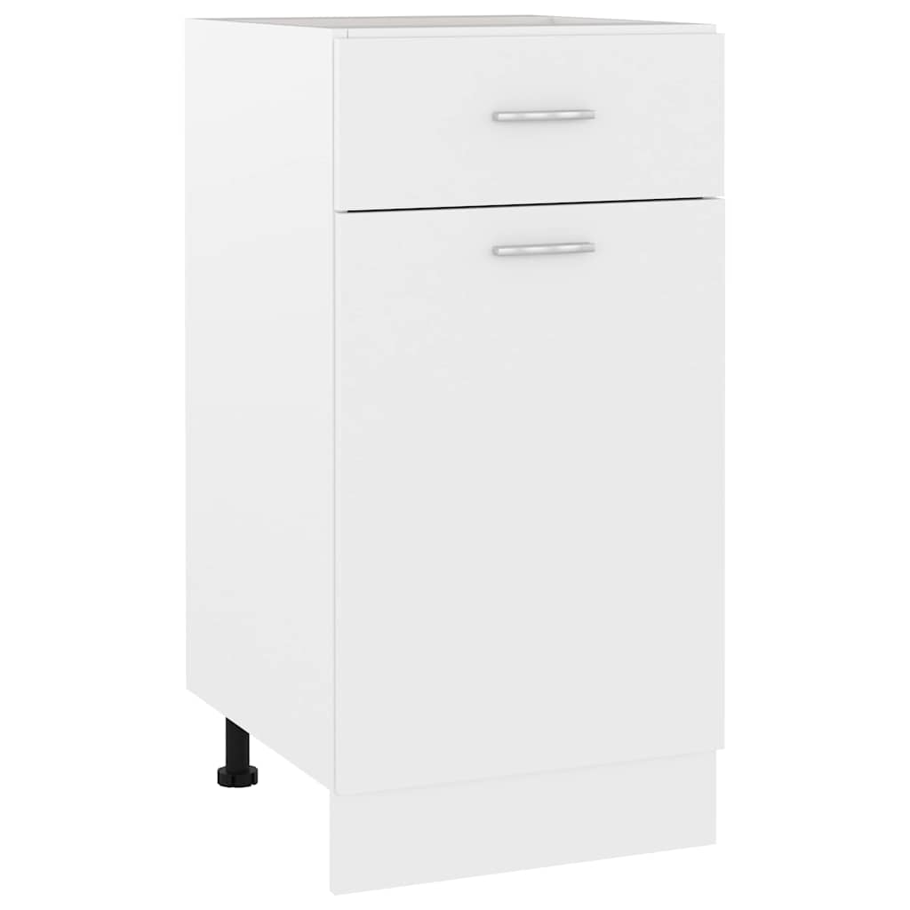 Schubunterschrank Lyon Weiß 40x46x81,5 cm Holzwerkstoff