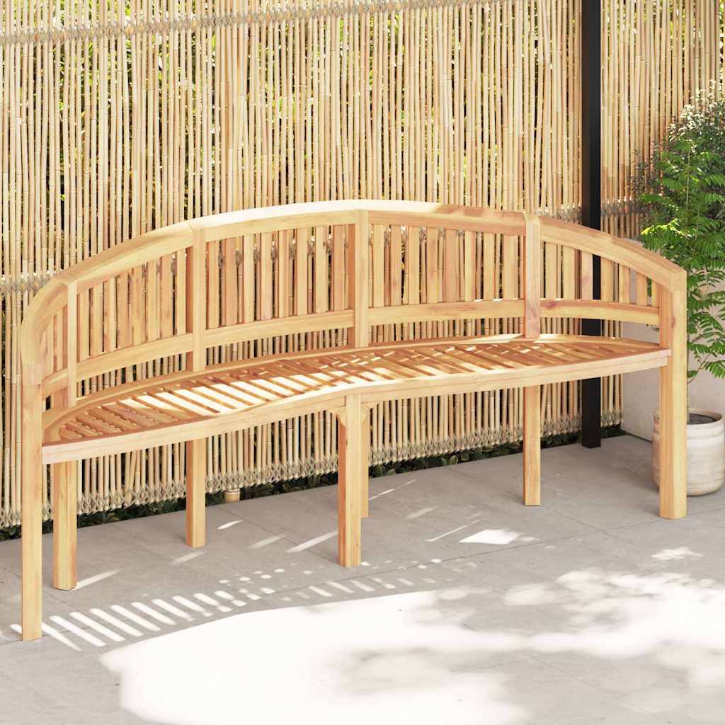 Bananenbank 200 cm Massivholz Teak