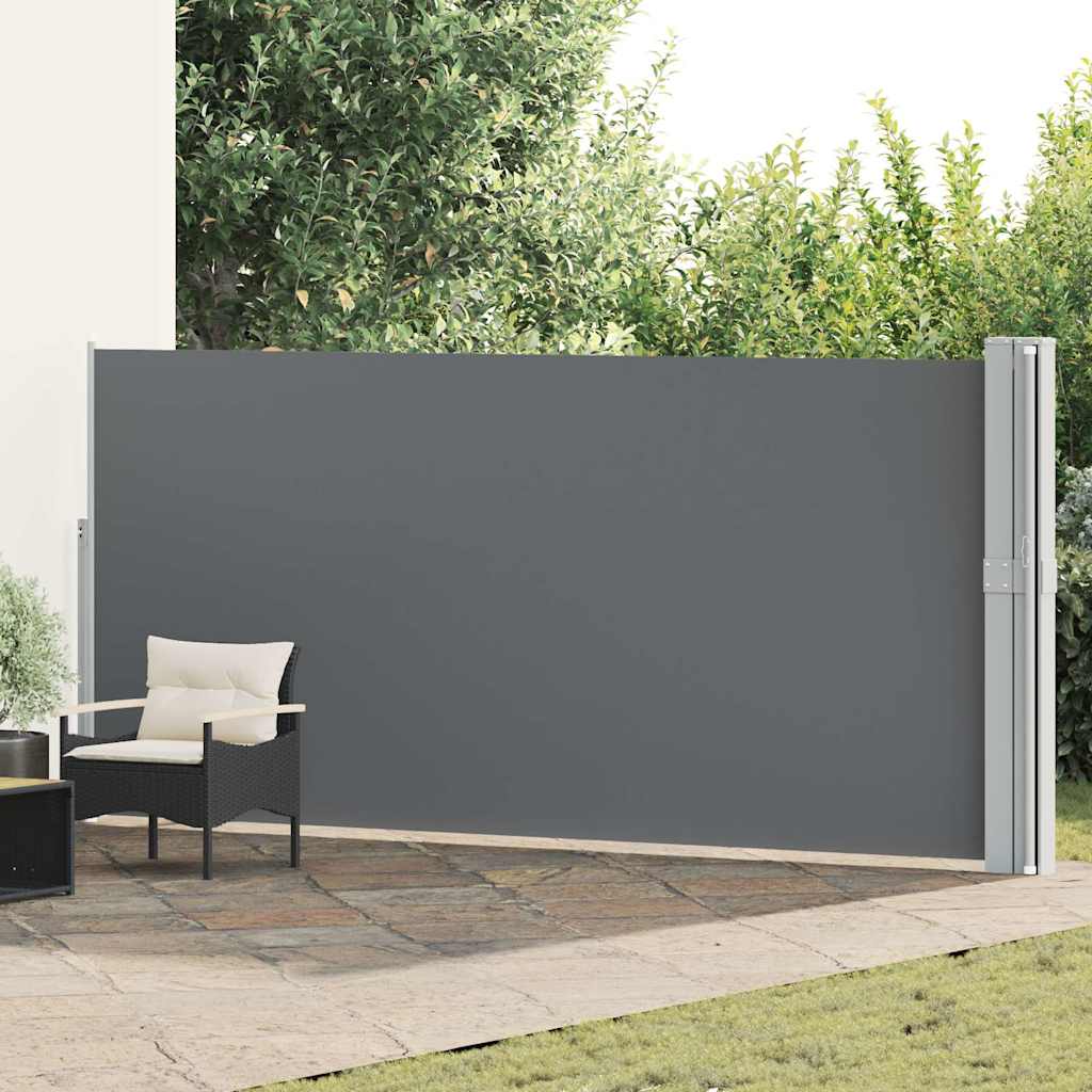Ausziehbare Seitenmarkise 170x1200 cm Anthrazit