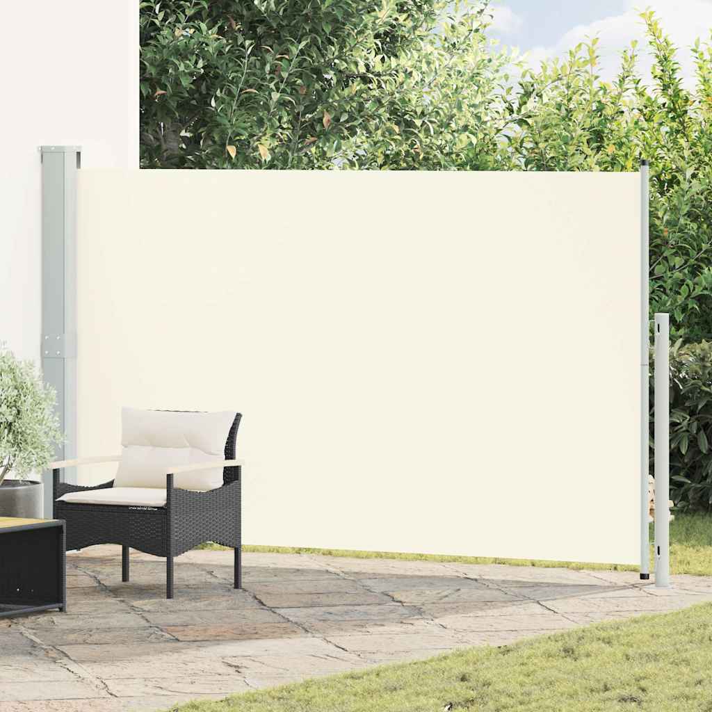 Seitenmarkise Ausziehbar 180x314 cm Creme
