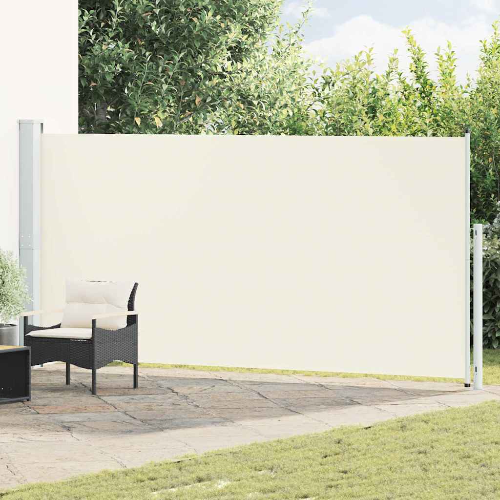 Seitenmarkise Ausziehbar 180x514 cm Creme
