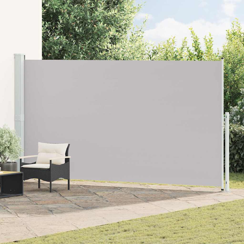 Seitenmarkise Ausziehbar 200x514 cm Grau