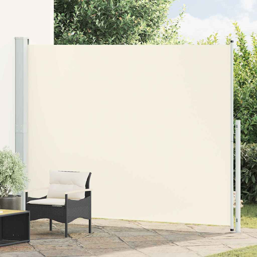 Seitenmarkise Ausziehbar 220x314 cm Creme
