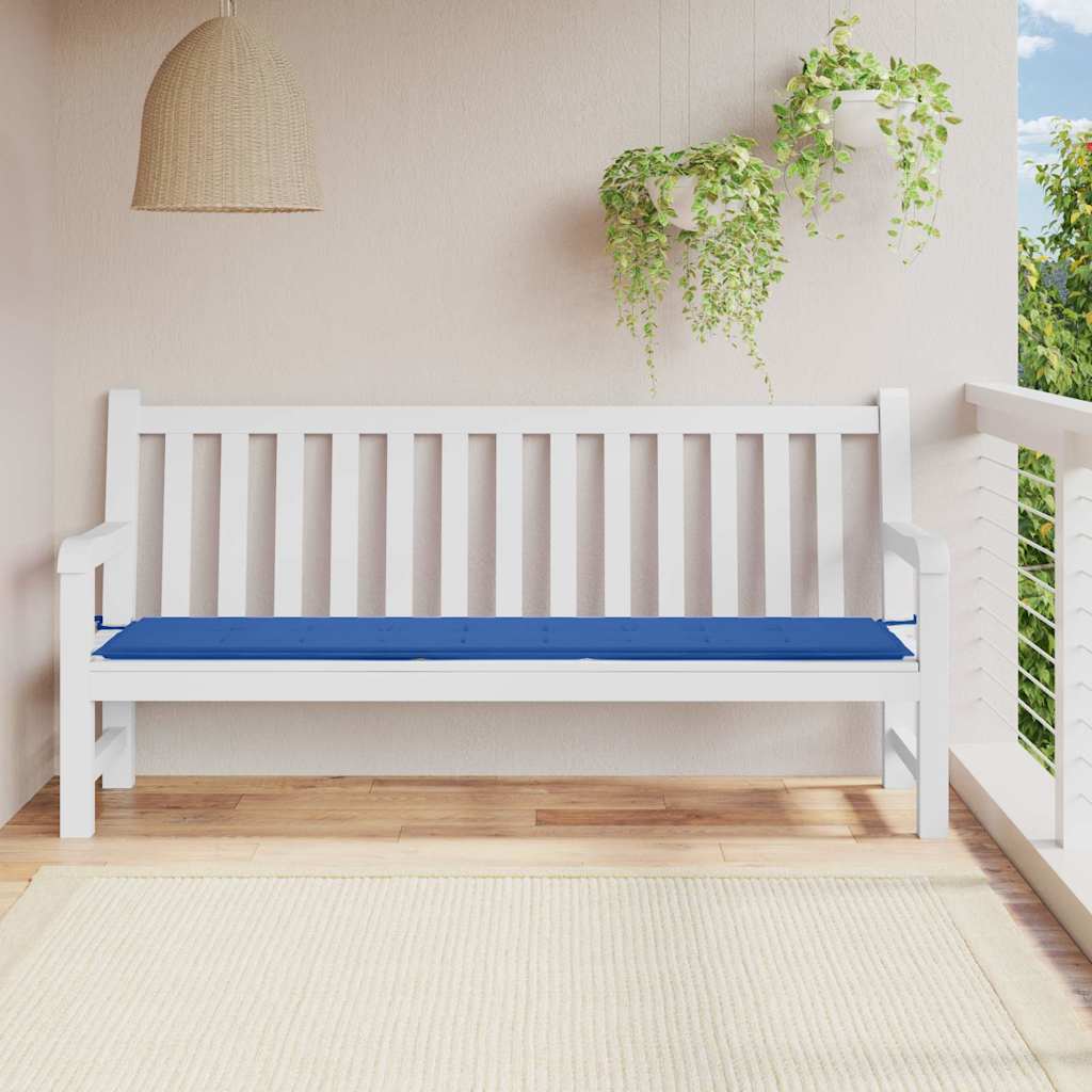 Gartenbank-Auflage Königsblau 200x50x3 cm Oxford-Gewebe