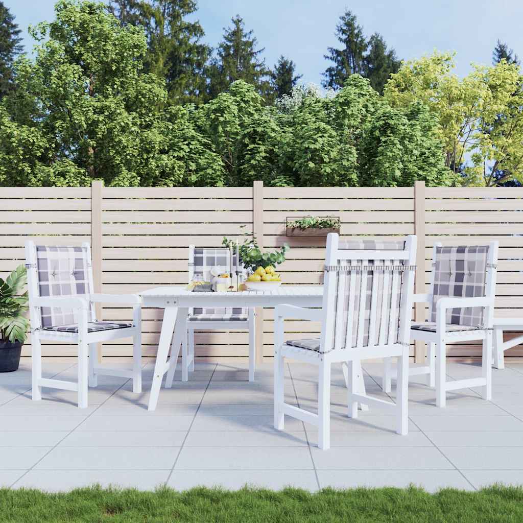 Gartenstuhlauflagen für Niedriglehner 4 Stk. 100x50x3 cm