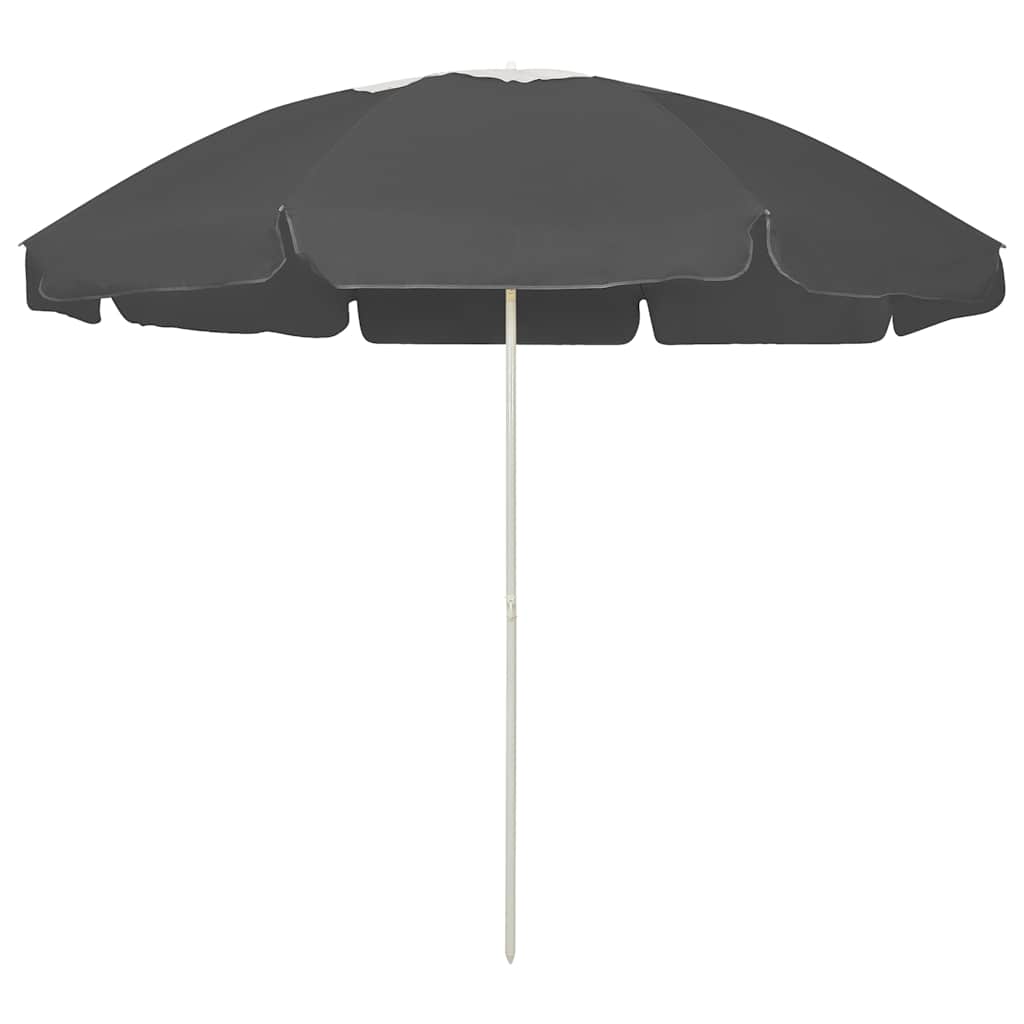Strandschirm Anthrazit 240 cm