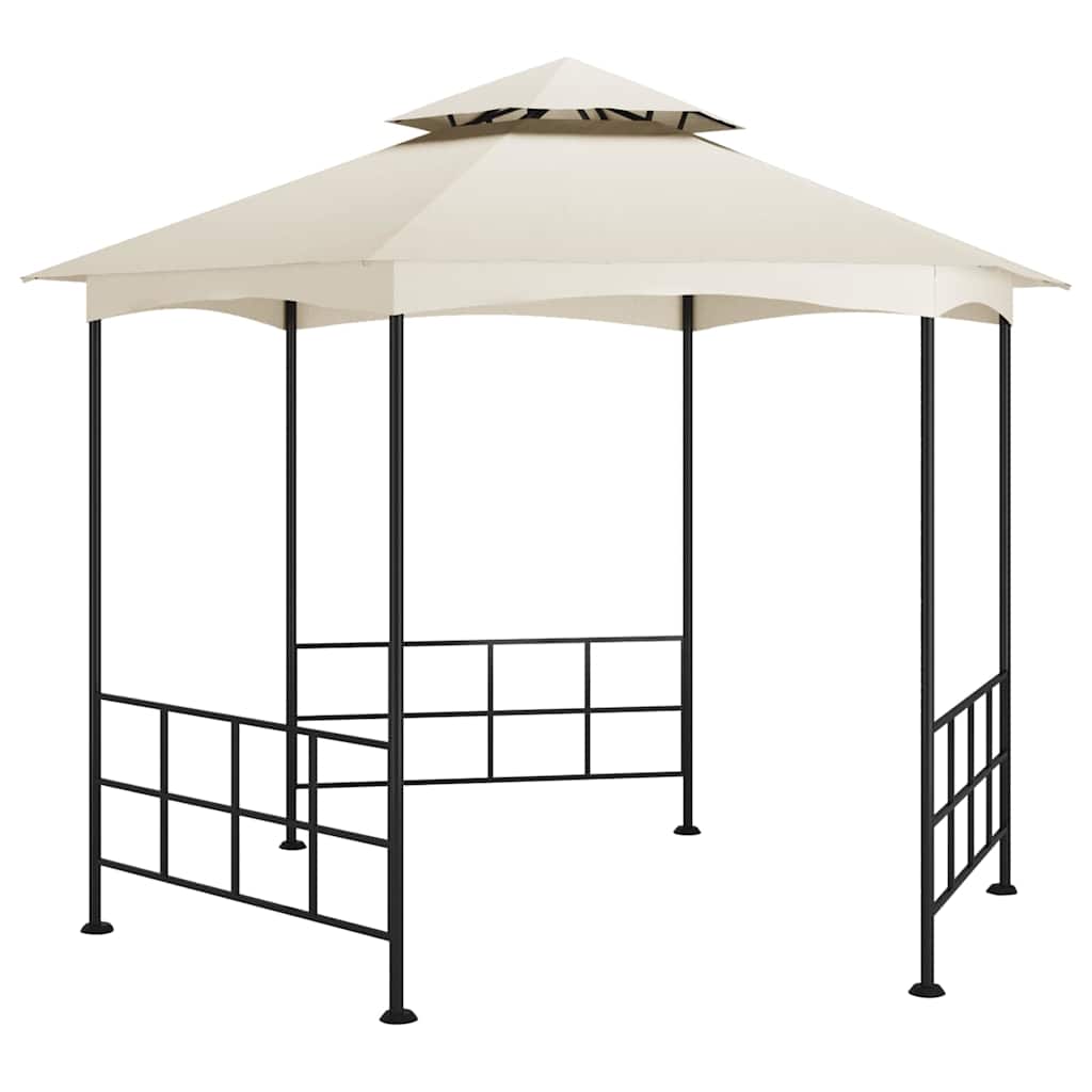 Pavillon mit Seitenwänden 3,1x2,7 m Creme