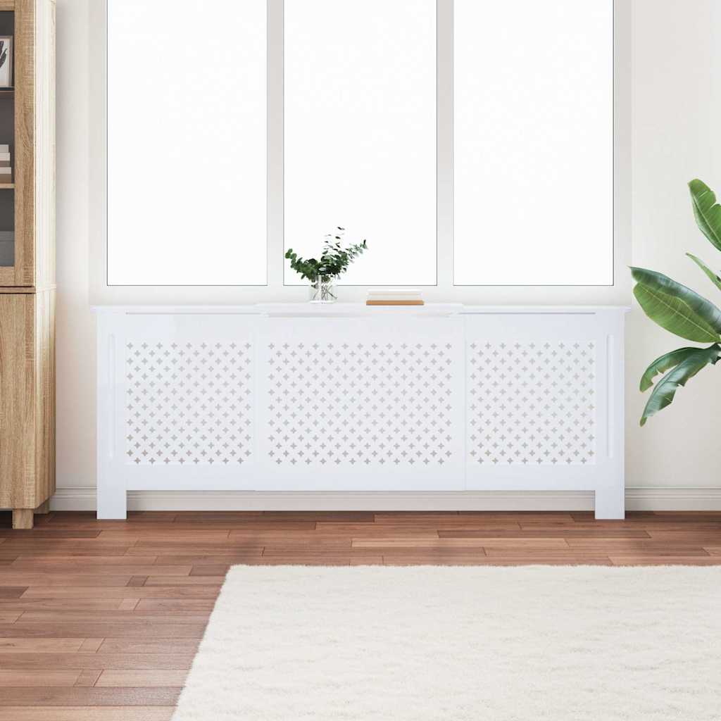 MDF Heizkörperverkleidung Weiß 205 cm