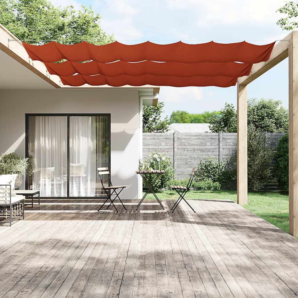 Senkrechtmarkise Terrakotta 140x800 cm Oxford-Gewebe