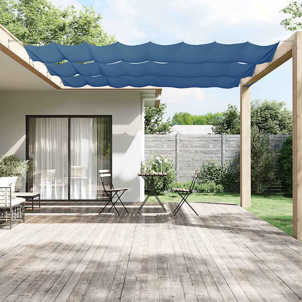 Senkrechtmarkise Blau 100x600 cm Oxford-Gewebe