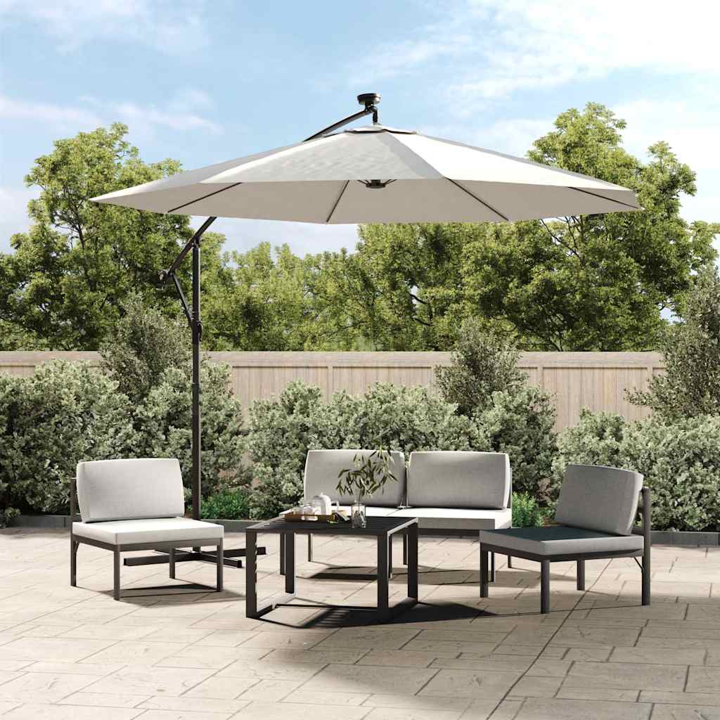 Ersatzbezug für Sonnenschirm Sandweiß 350 cm