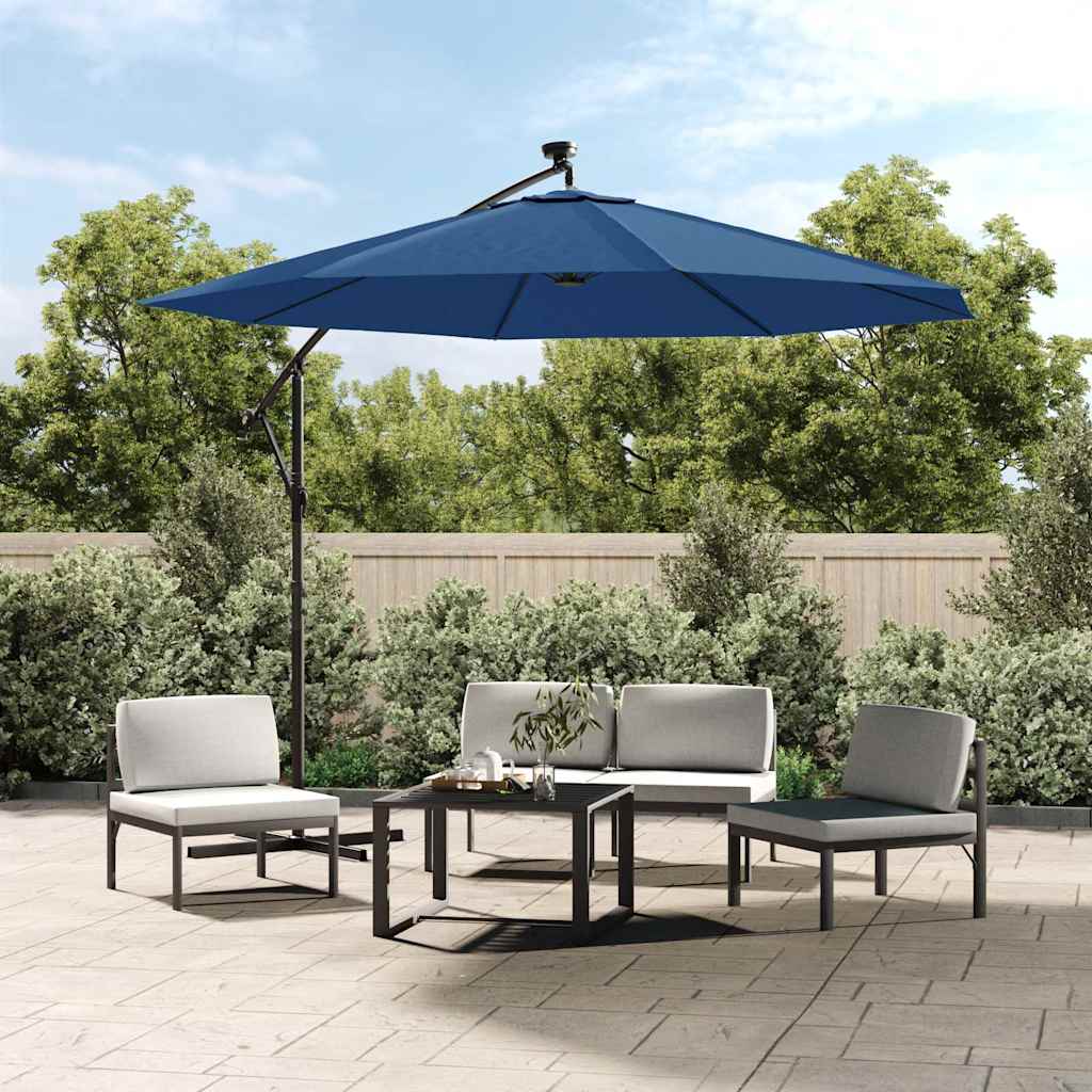 Ersatzbezug für Sonnenschirm Azurblau 350 cm