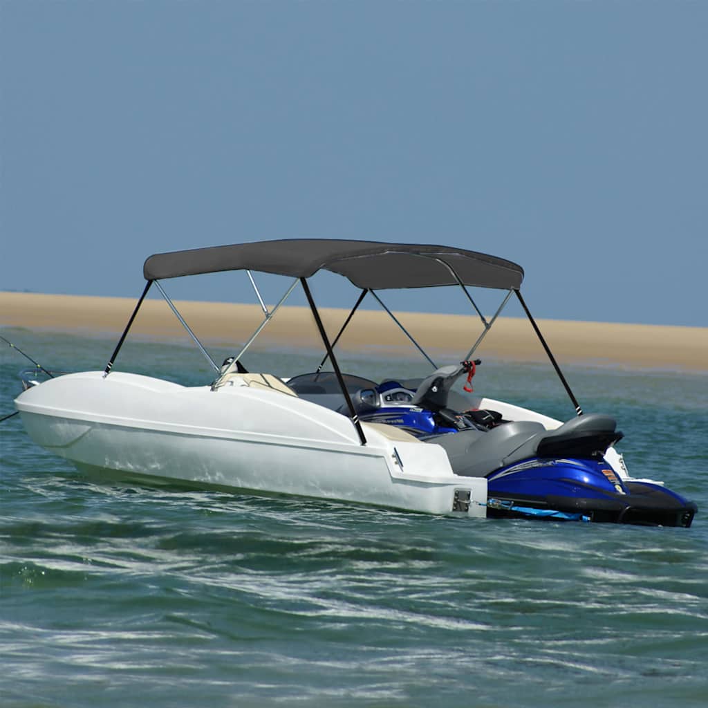 3-Bow Bimini Top Anthrazit 183x140x137 cm