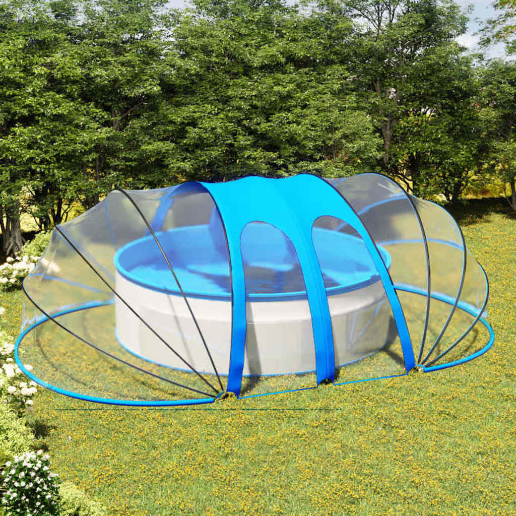 Pool-Kuppel Oval 620x410x210 cm