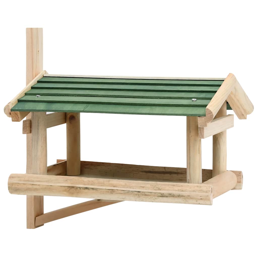 Vogelfutterhaus Massivholz 35x29,5x21 cm