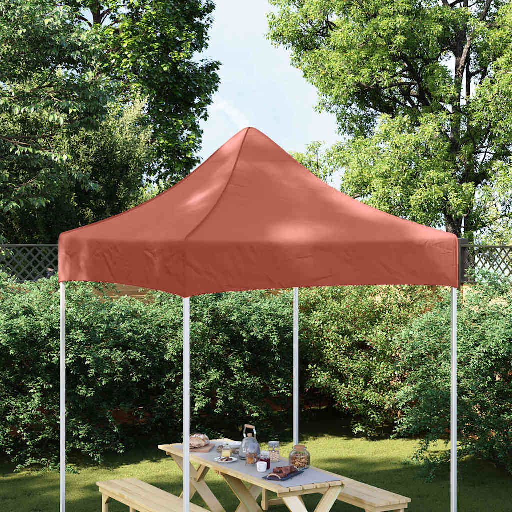 Partyzelt-Dach 2x2 m Terracotta-Rot 270 g/m²