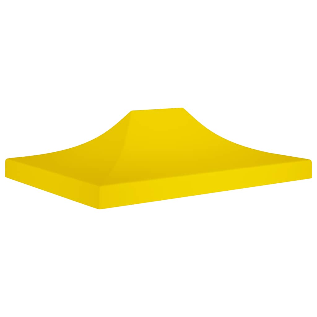 Partyzelt-Dach 4,5x3 m Gelb 270 g/m²