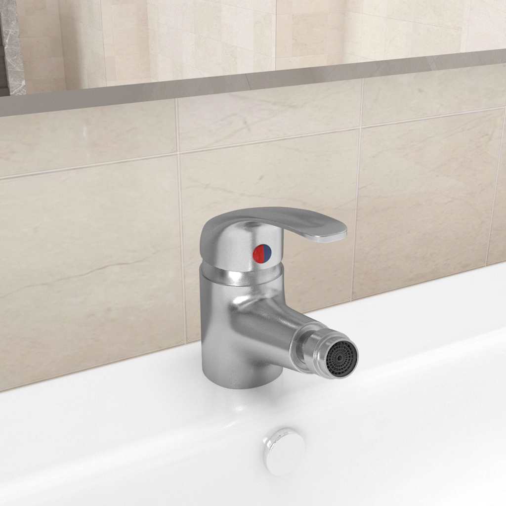 Badezimmer Bidet Mischbatterie Silbern 13x12 cm